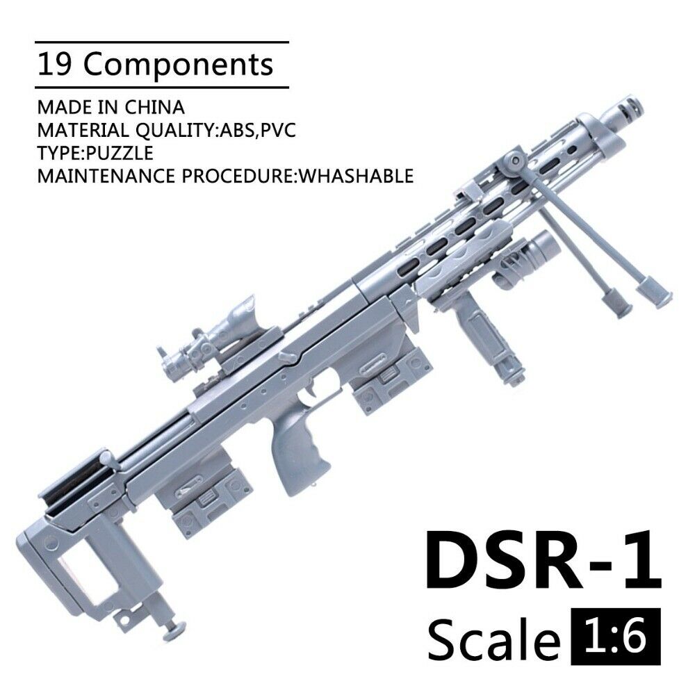 Model Kit Weapons - Modelo de rifle DSR1 em escala