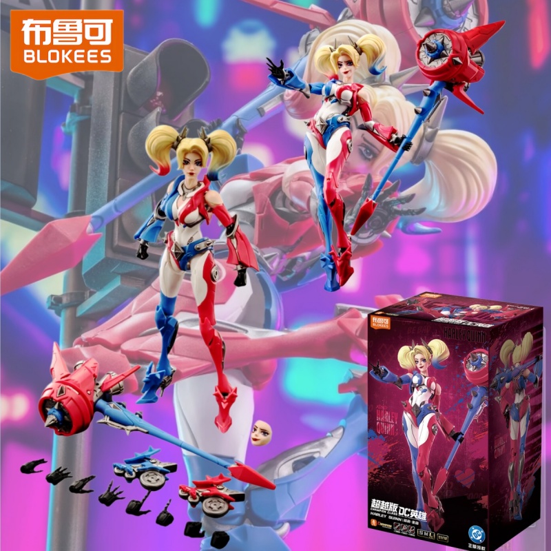 Model Kit Xiaoyaozi - Novo Blokees DC Super Hero Harley