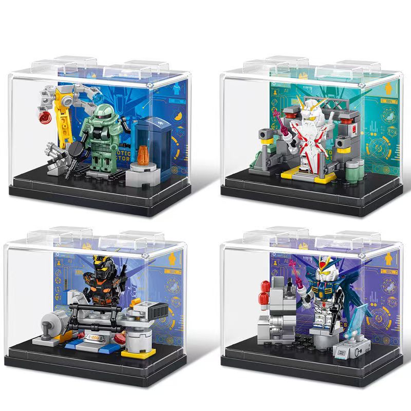 Model Kit Gundam Wing - Jogo de animação brinquedos periféricos blocos