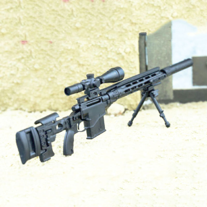 Model Kit Weapons - Escala de 1/6, remington msr modelo