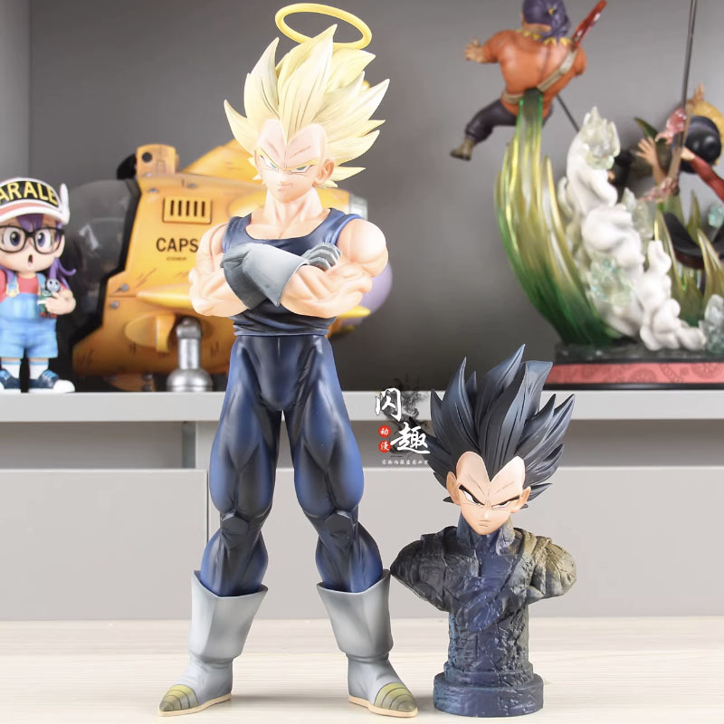 Model Kit Vegeta - Figurinha YJ Majin Vegeta com Duas