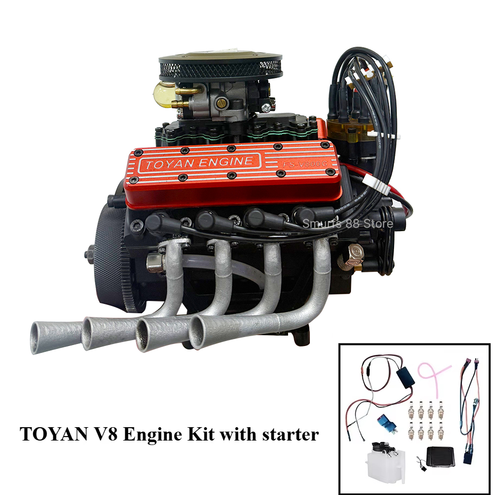 Model Kit V8 Engine - Toyan v8 modelo de motor de