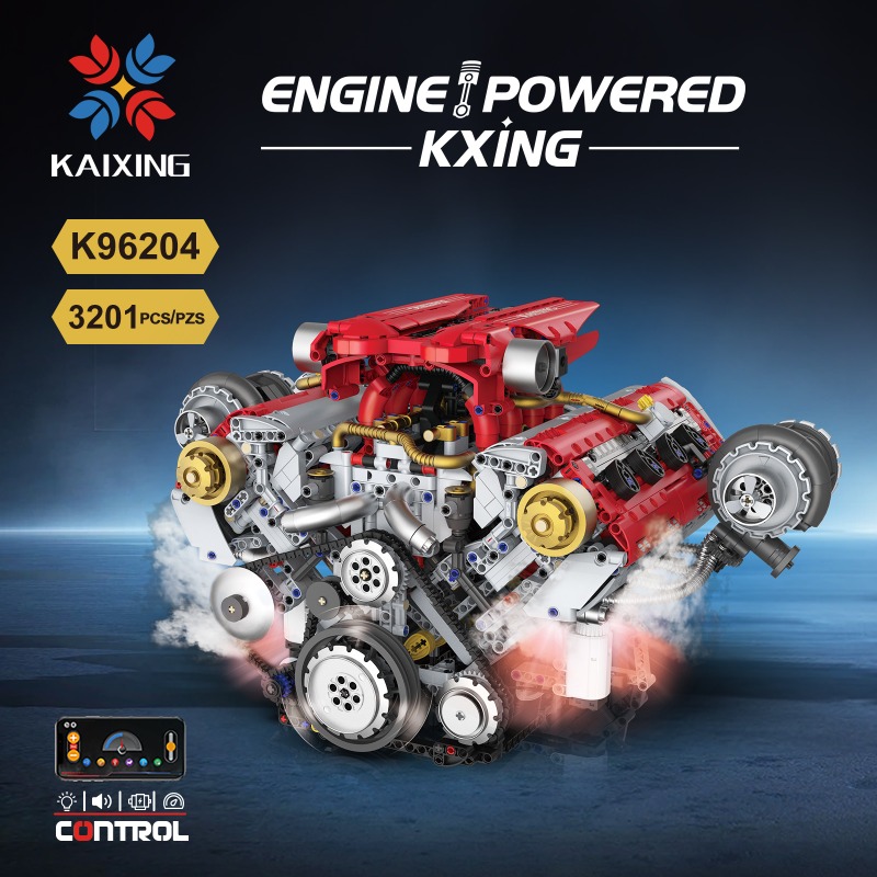 Motor motorizado v8 3201 peças - Model Kit V8 Engine avaliação e preço