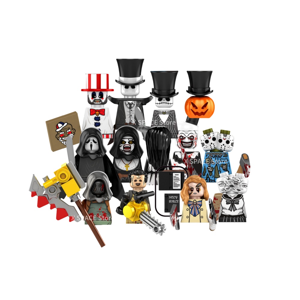 Série de filmes de terror cinz - Model Kit Vs Lego avaliação e preço