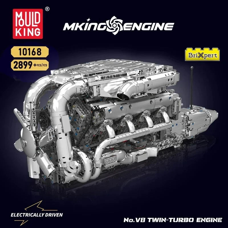 Kit de Motor V8 Twin Turbo Mou - Model Kit V8 Engine avaliação e preço