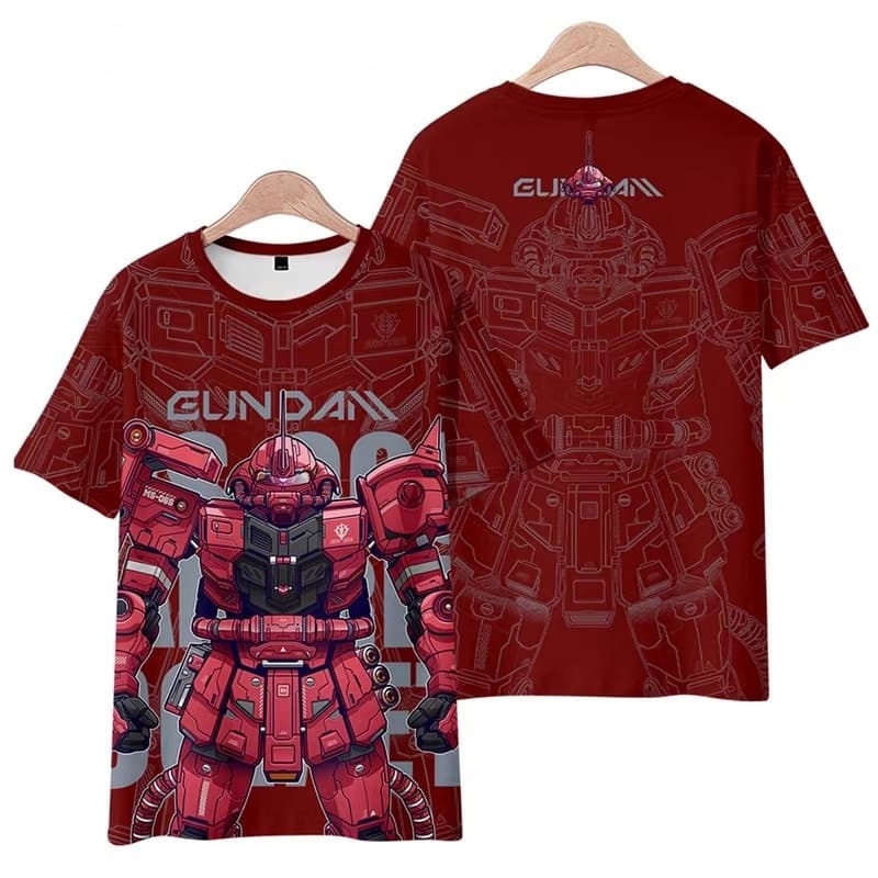 Camiseta masculina com estampa - Model Kit Gundam Wing avaliação e preço