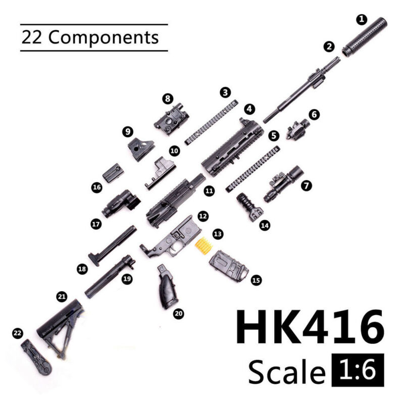 Modelo de Arma em Miniatura Es - Model Kit Weapons avaliação e preço
