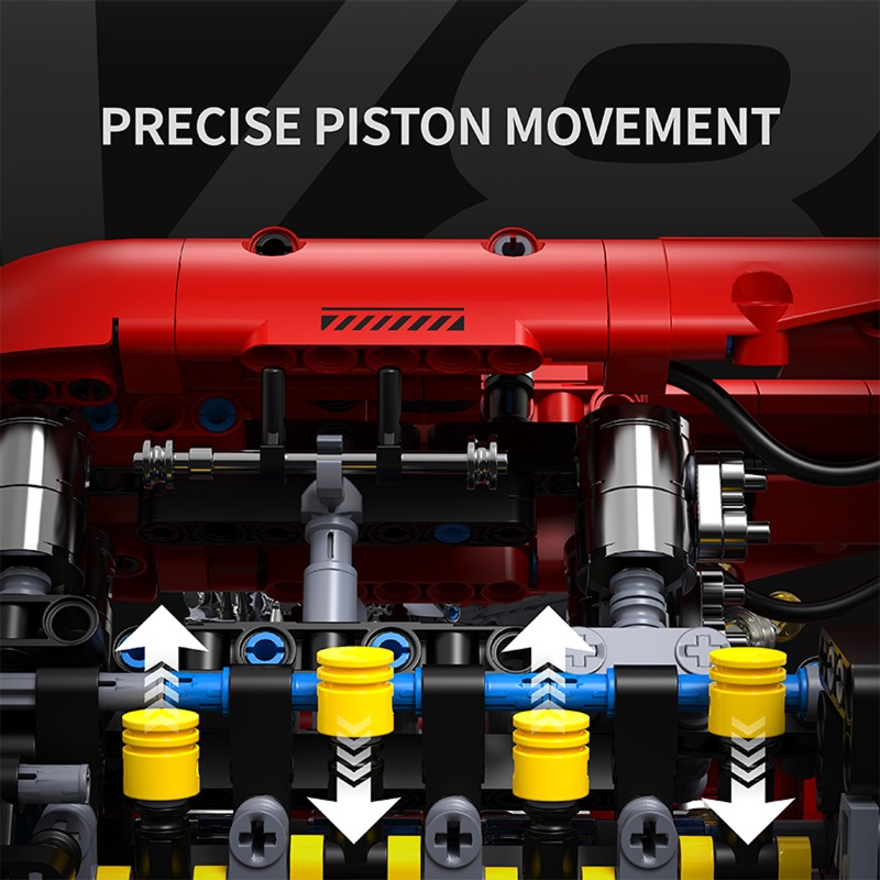 Kit de Construção de Carro Esp - Model Kit V8 Engine avaliação e preço
