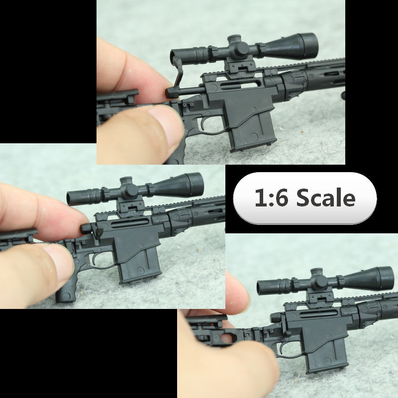 Escala de 1/6, remington msr m - Model Kit Weapons avaliação e preço