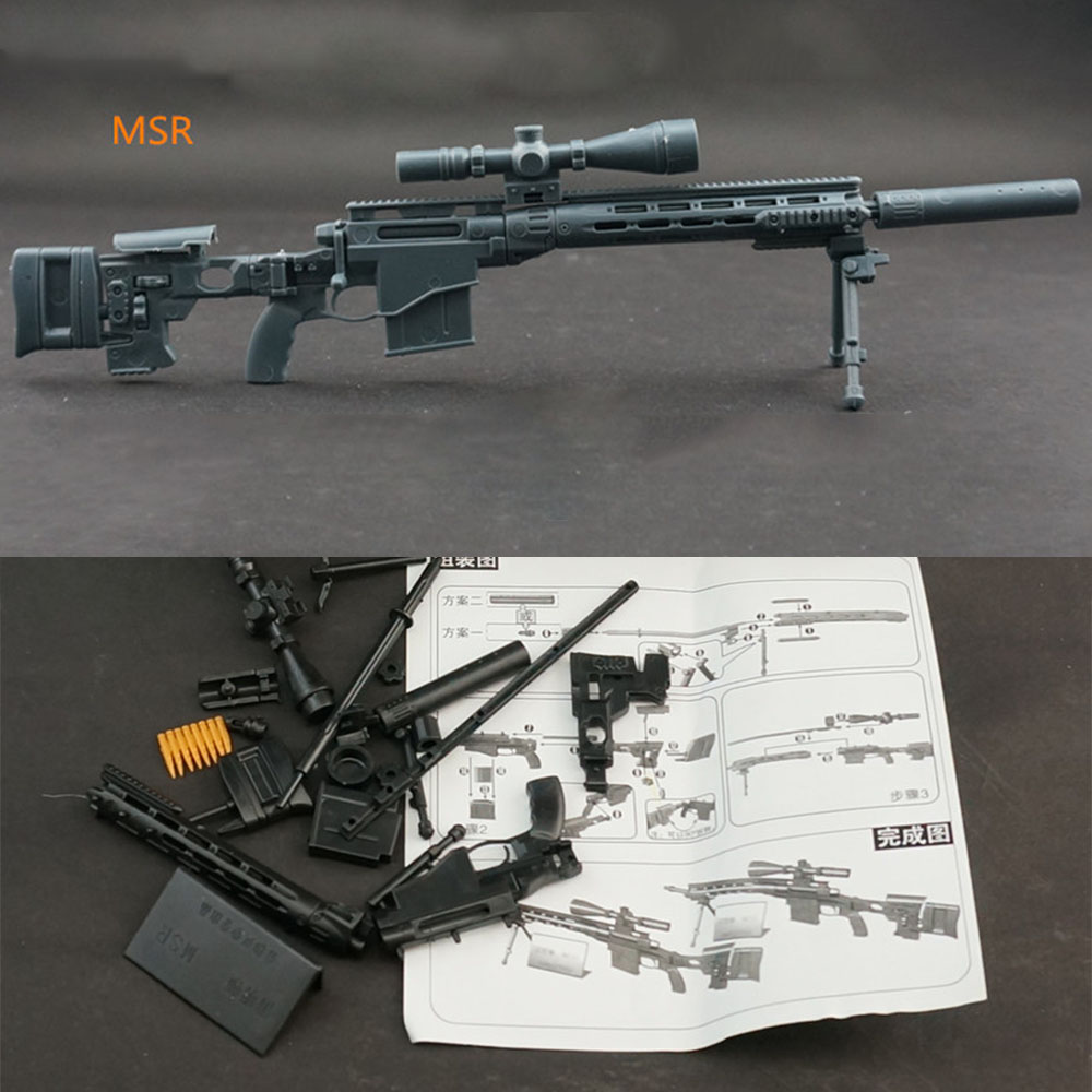 Escala de 1/6, remington msr m - Model Kit Weapons avaliação e preço