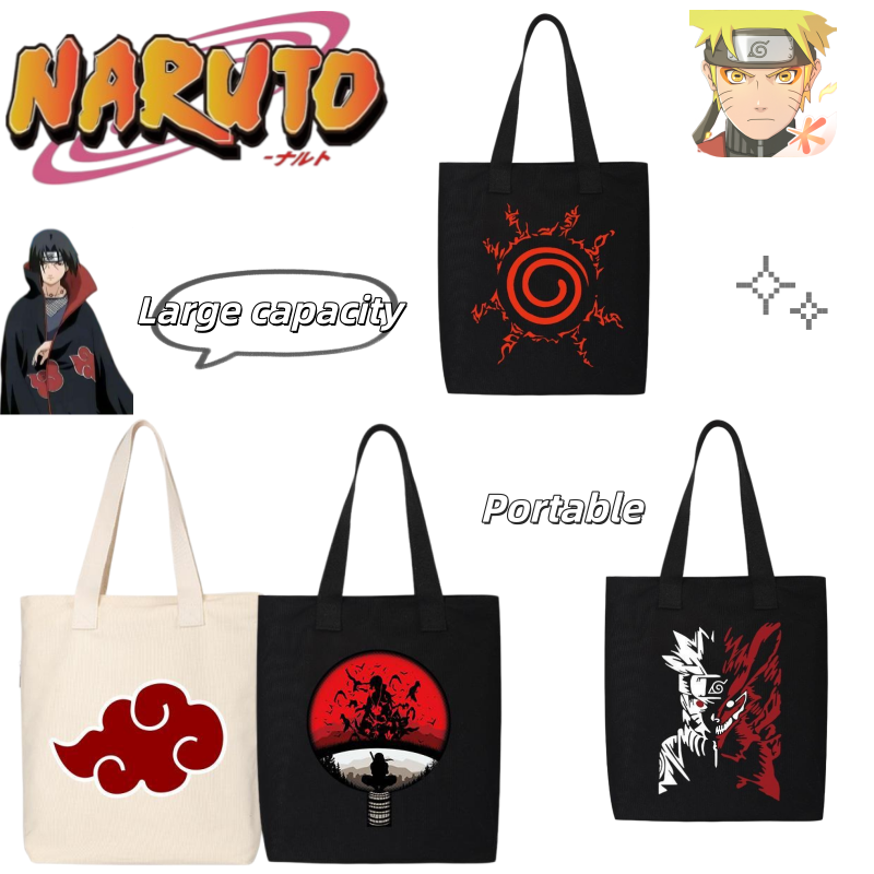 Bolsa de lona Naruto Uchiha Sa - Model Kit Naruto avaliação e preço