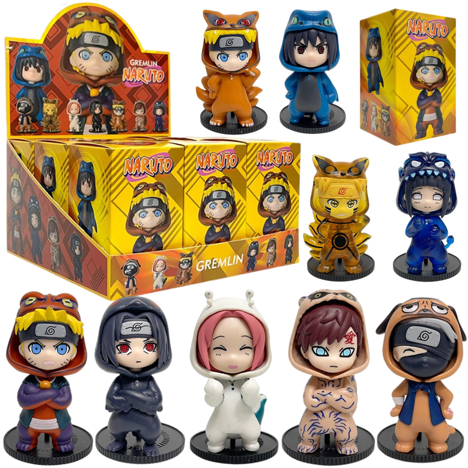 Anime 8cm naruto 9 pçs conjunt - Model Kit Naruto avaliação e preço